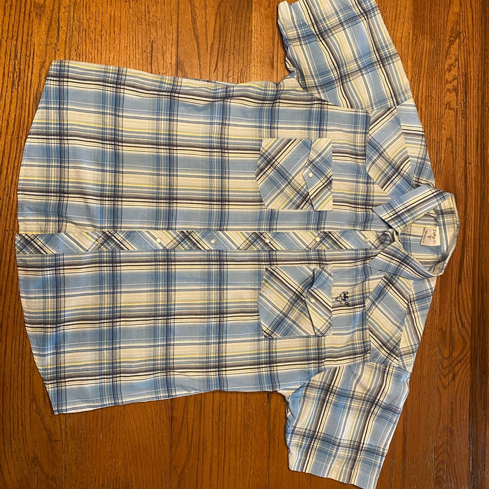 Dally O Mens Short Sleeve Western Shirt (XL)